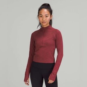Lululemon Rest Less Cropped Half-Zip - Sz 6
